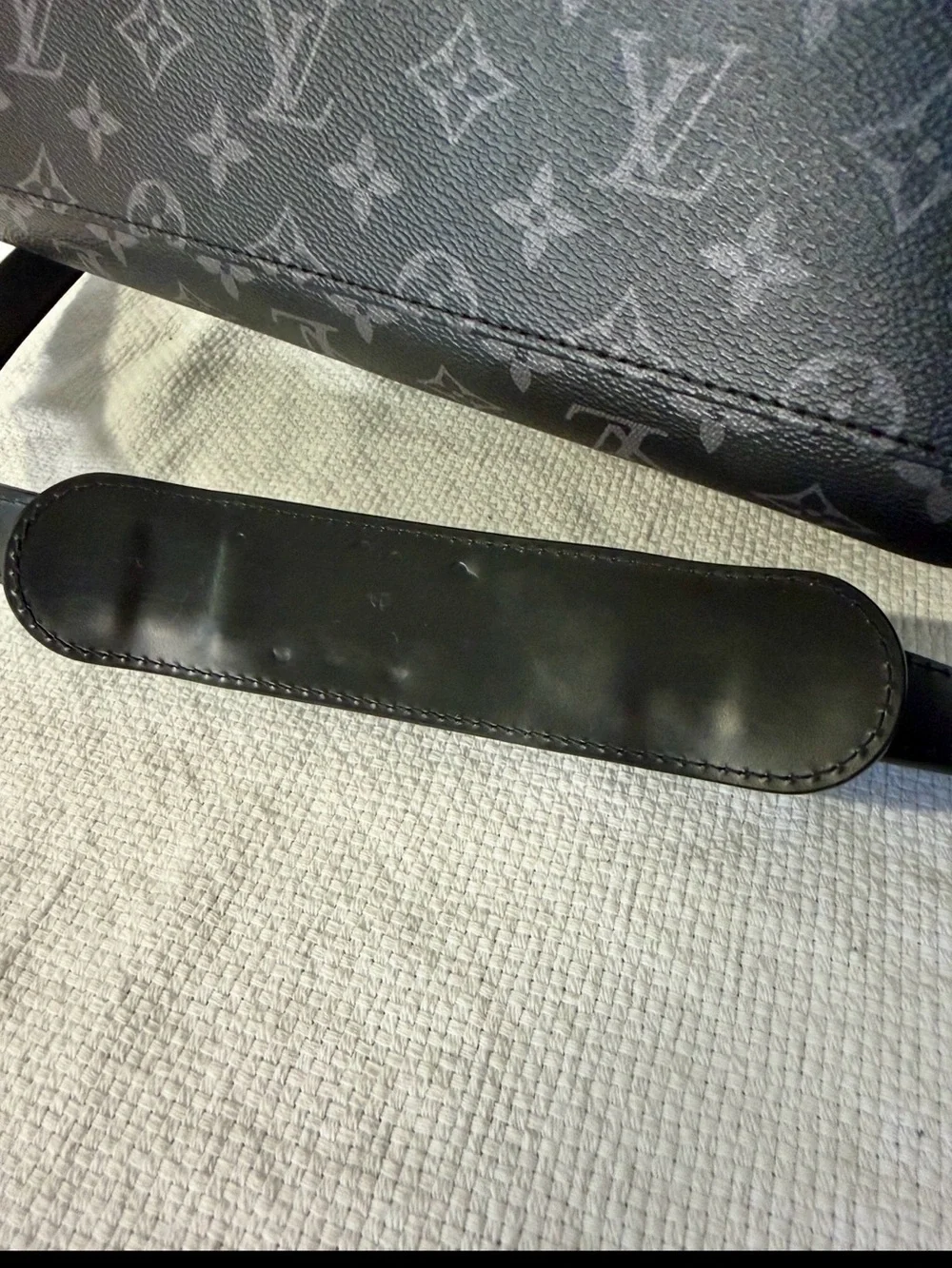 Louis Vuitton Explorer Monogram Eclipse Messenger Bag in Black